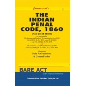 Commercial's Indian Penal Code, 1860 (IPC) Bare Act 2023